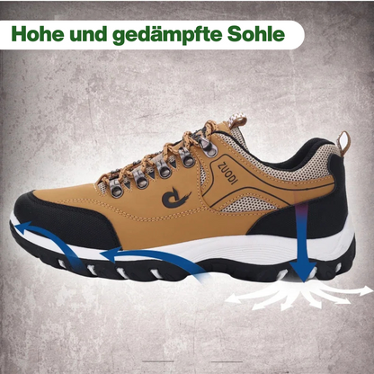 Bergschritt - Ergonomischer schmerzlindernder Wanderschuh