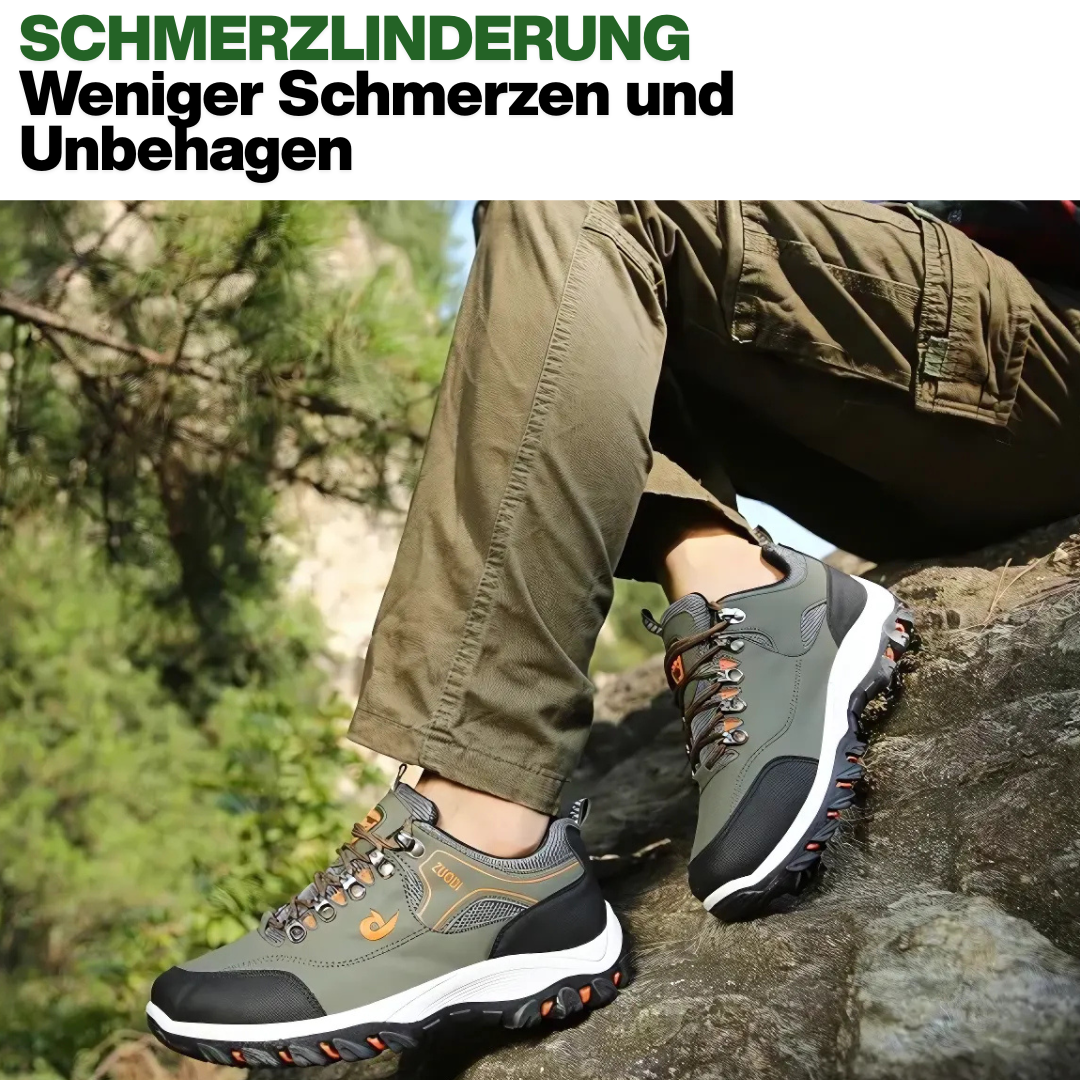 Bergschritt - Ergonomischer schmerzlindernder Wanderschuh