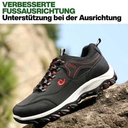 Bergschritt - Ergonomischer schmerzlindernder Wanderschuh