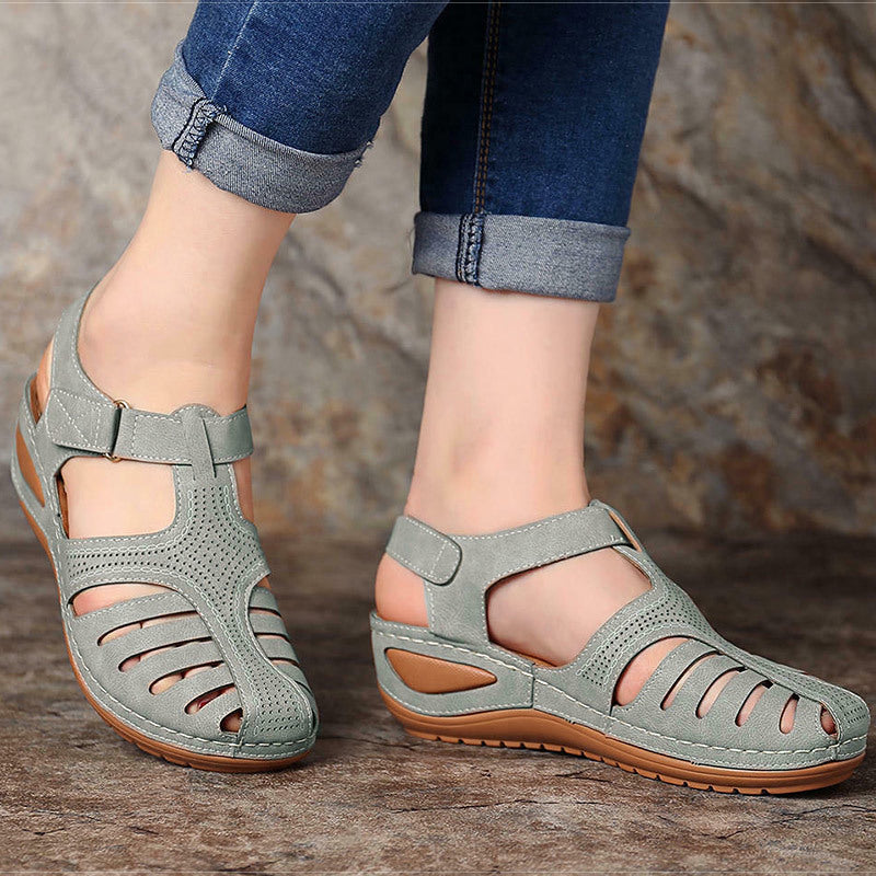 Bamberg – Komfort Sandalen mit sanfter Erhöhung