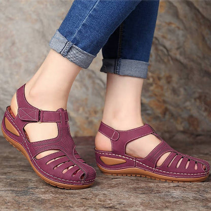 Bamberg – Komfort Sandalen mit sanfter Erhöhung