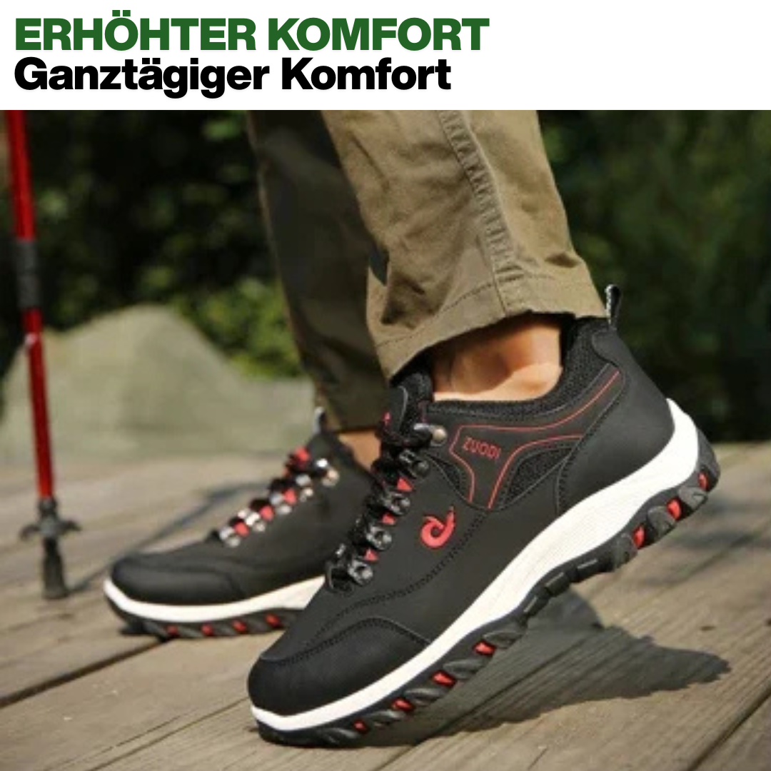 Bergschritt - Ergonomischer schmerzlindernder Wanderschuh