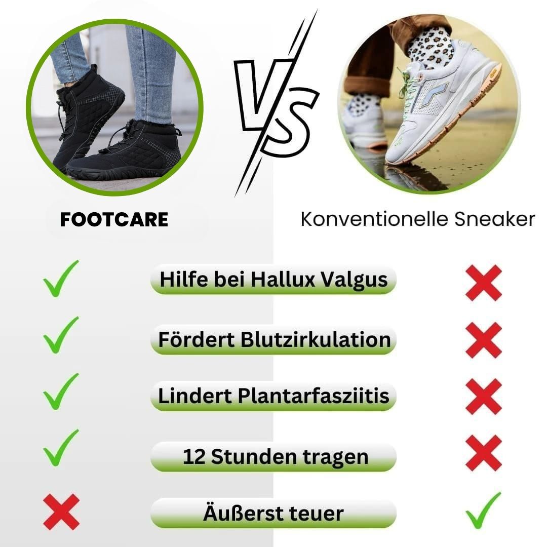 Fußkomfort - Schmerzlindernder & wasserfester Barfußschuh für maximalen Komfort