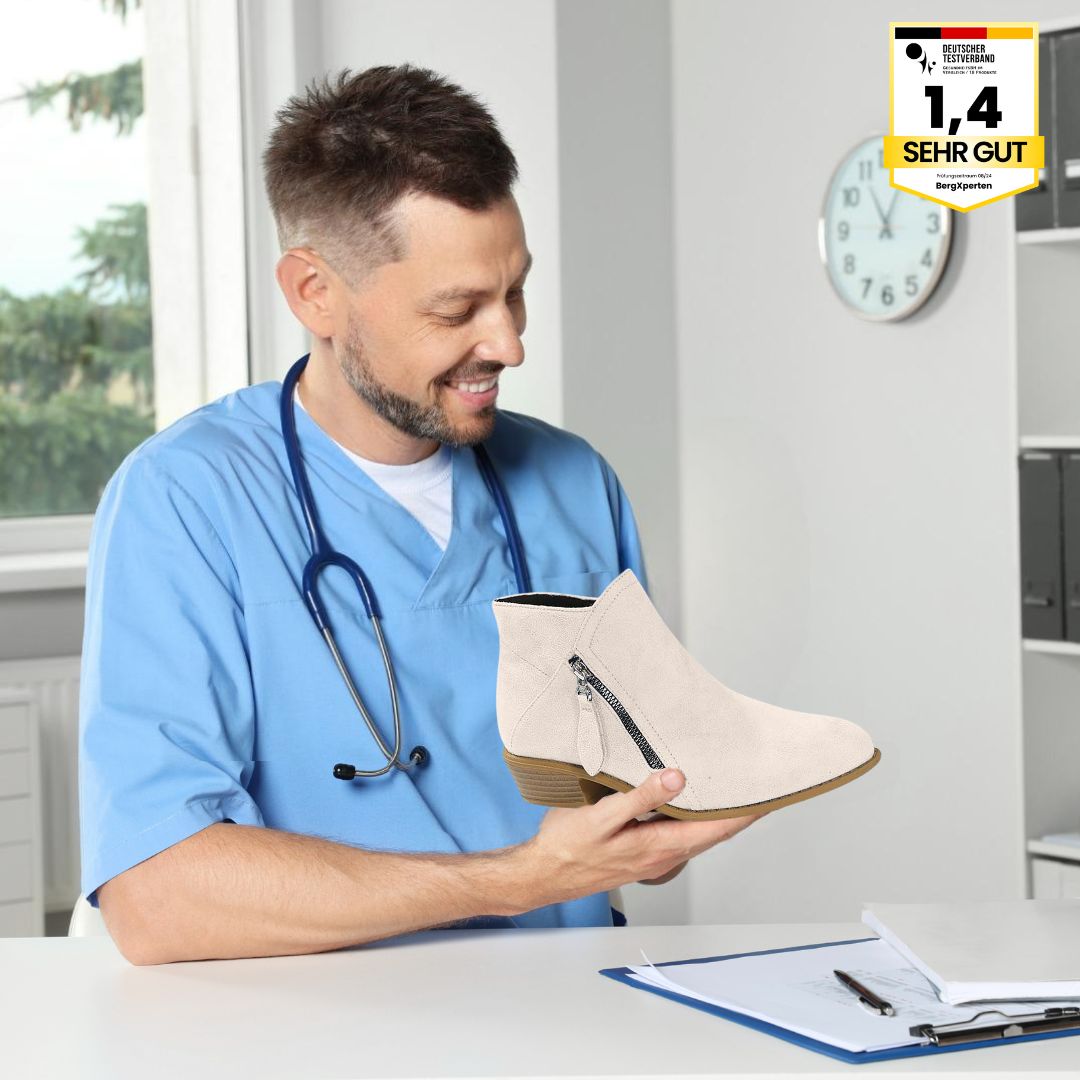 OrthoSchritt – Ergonomische Schmerzlinderungs-Stiefeletten mit ergonomischer Unterstützung