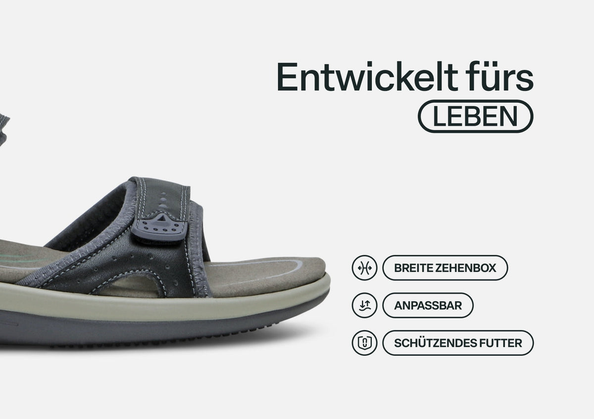 Würzburg - Die elegante Komfort-Sandale für jeden Tag