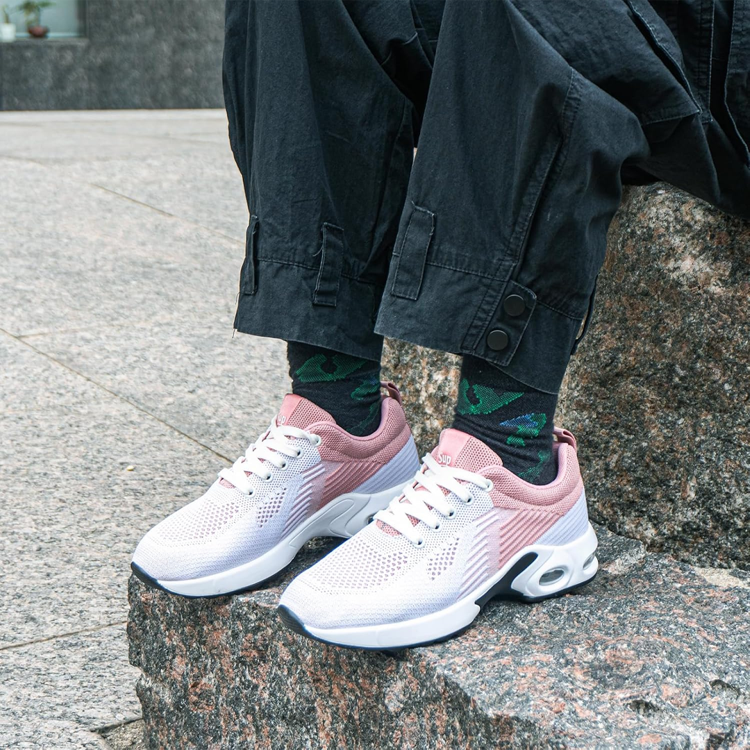 Schmiegsohle Orthopädische Schuhe - Weiß Rosa