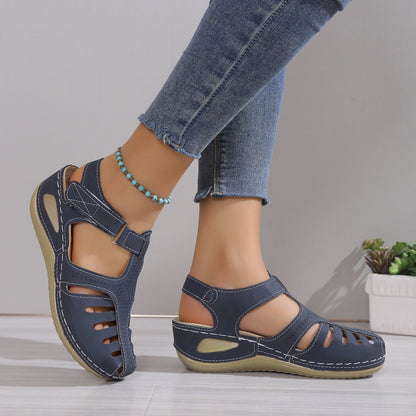 Bamberg – Komfort Sandalen mit sanfter Erhöhung