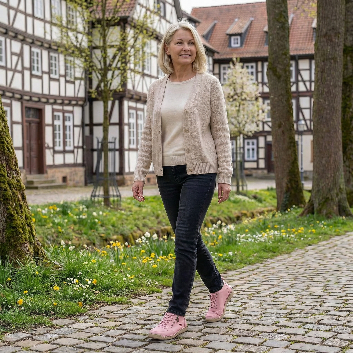 Hildesheim  – Komfortable orthopädische Sneakers + Reißverschluss