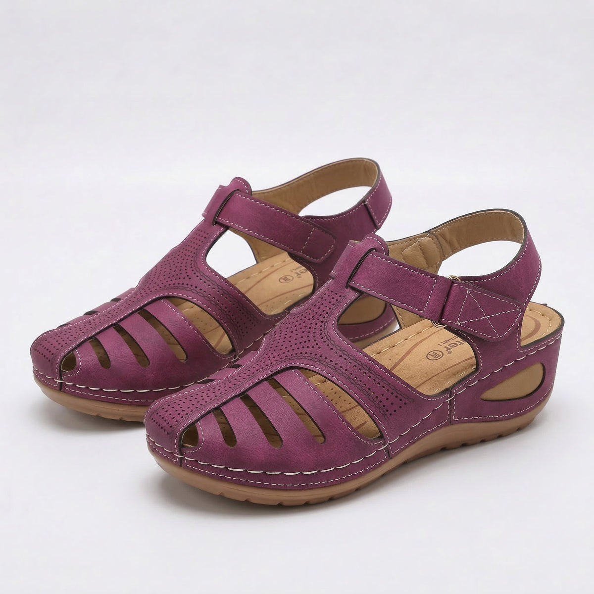Bamberg – Komfort Sandalen mit sanfter Erhöhung