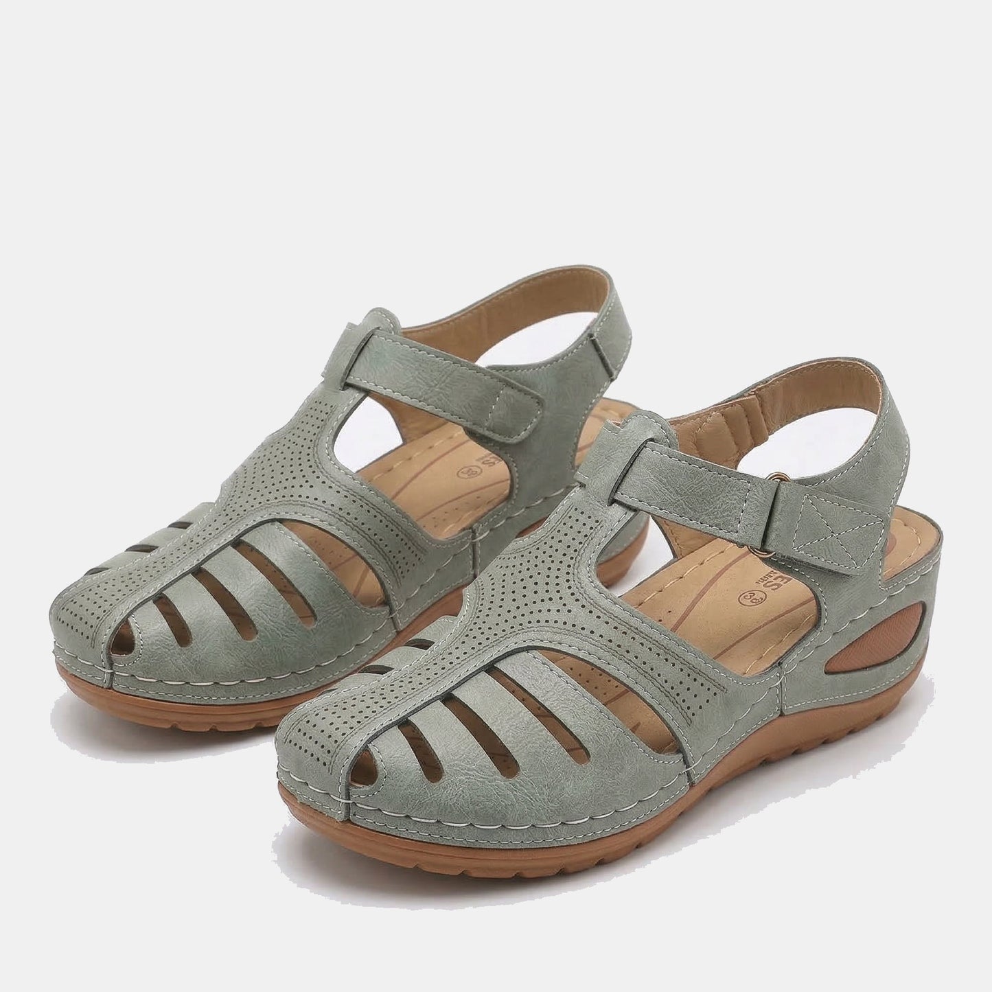 Bamberg – Komfort Sandalen mit sanfter Erhöhung