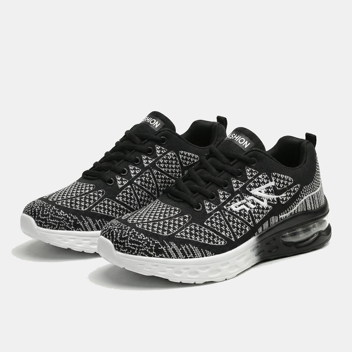 Schmiegsohle Orthopädische Schuhe - Weiß Schwarz